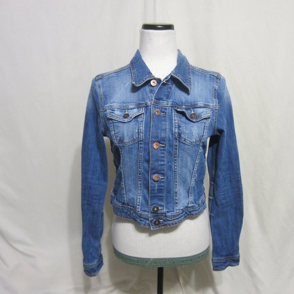 h and m denim jacket womens